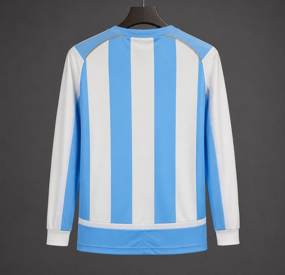 Retro 2006 Argentina Home Long SLeeve Jersey