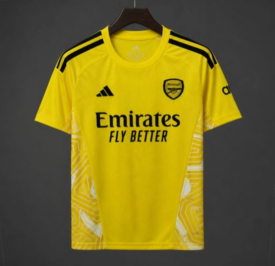 26/27 Arsenal Goalkeeper Yellow/White Jersey