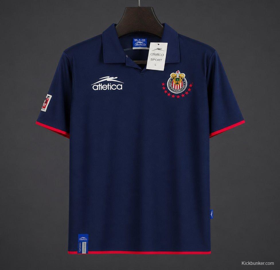 Retro 03/04 Chivas Guadalajara Away Navy Jersey