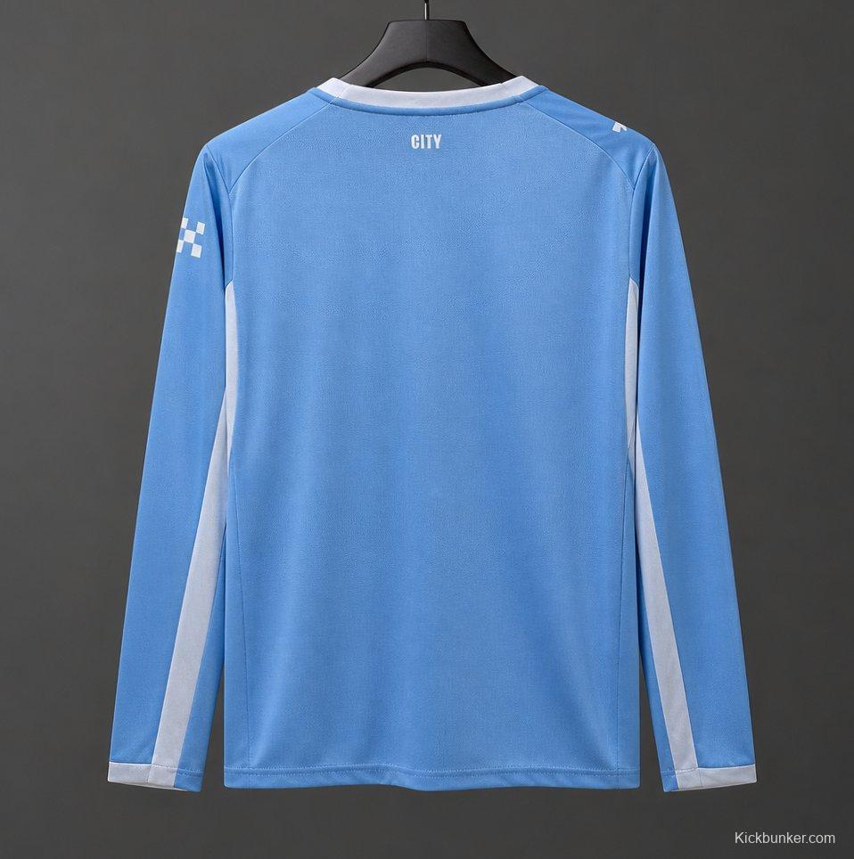 26/27 Manchester City Home Long Sleeve Jersey