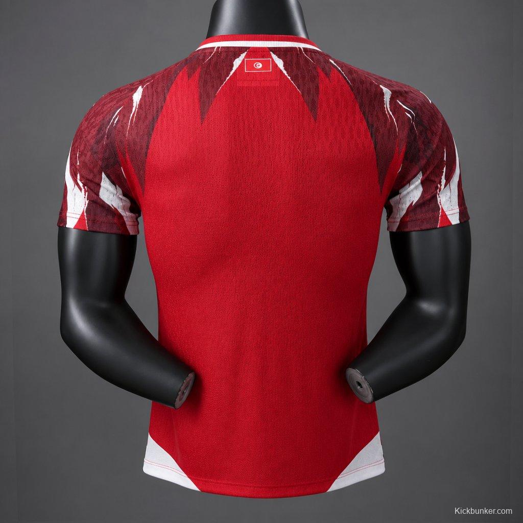Player Version 2026 Tunisia Home Jersey