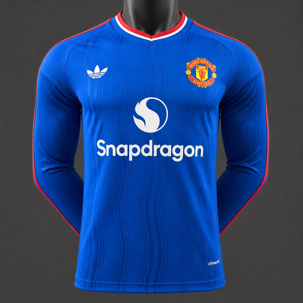 Player Version 26/27 Manchester United Away Long Sleeve Jersey