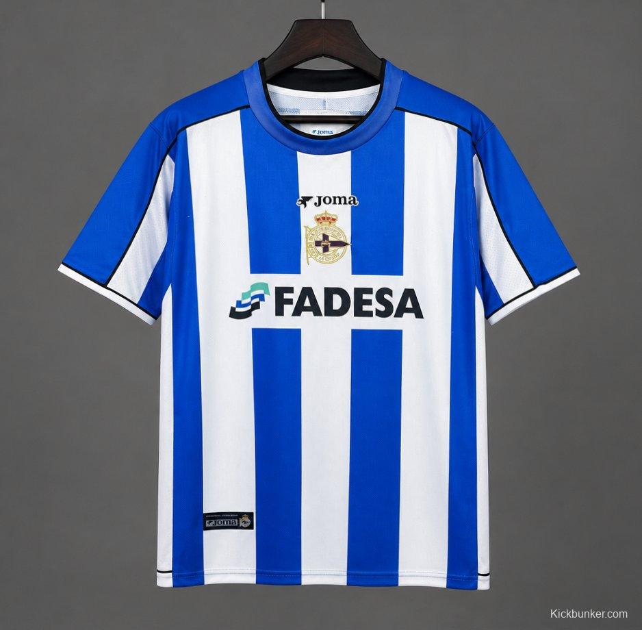 Retro 03/04 Deportivo de La Coruña Home Jersey