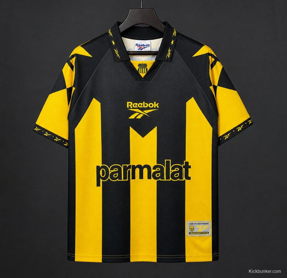 Retro 98/99 Club Atletico Penarol Home Yellow Black Jersey