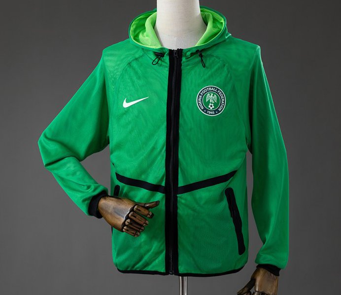2026 Nigeria Men's Football Anthem Jacket - Green