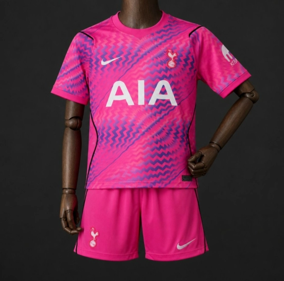 26/27 Kids Tottenham Hotspur Pink Goalkeeper Jersey