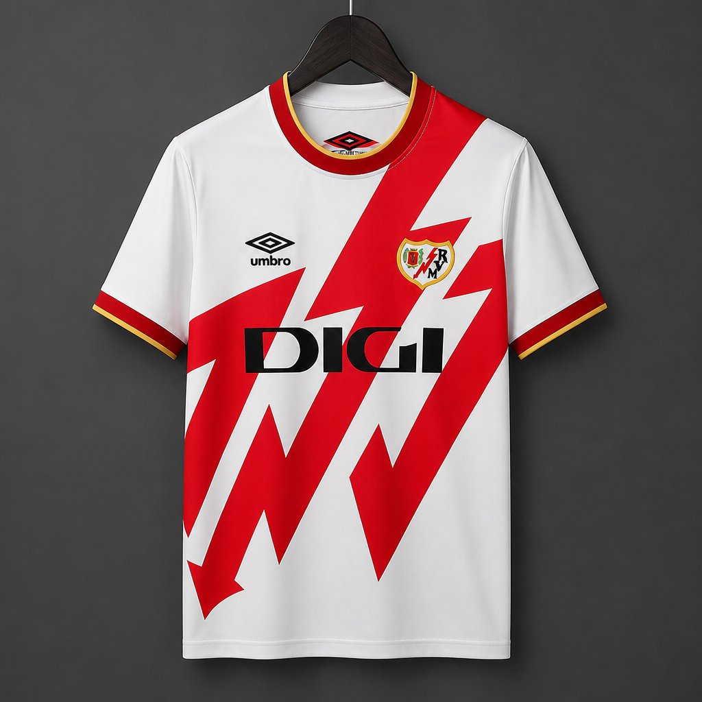 26/27 Rayo Vallecano Home Jersey