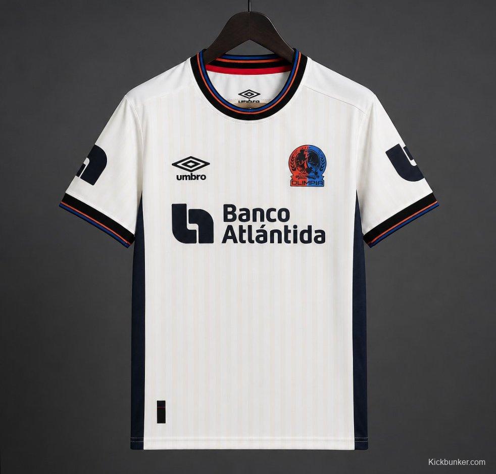 26/27 CD Olimpia Third White Jersey