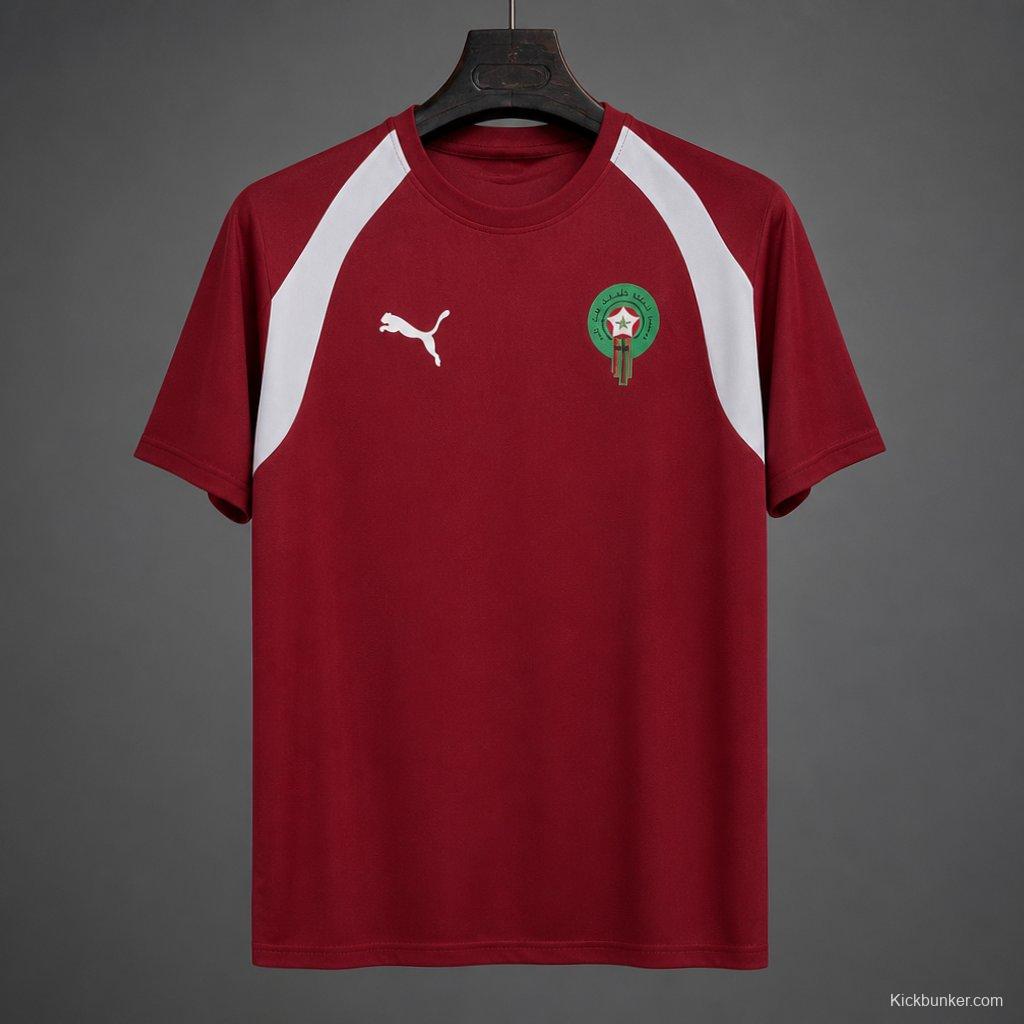2026 Morocco Red Training Jersey