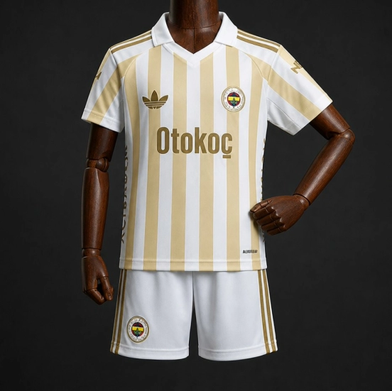 26/27 Kids Fenerbahce Away Kit Jersey