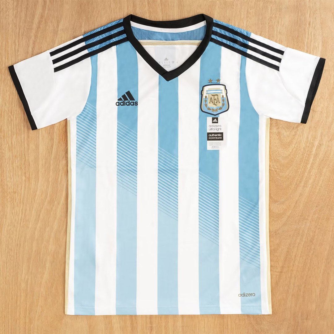 Player Versiono 2014 Argentina Home Jersey