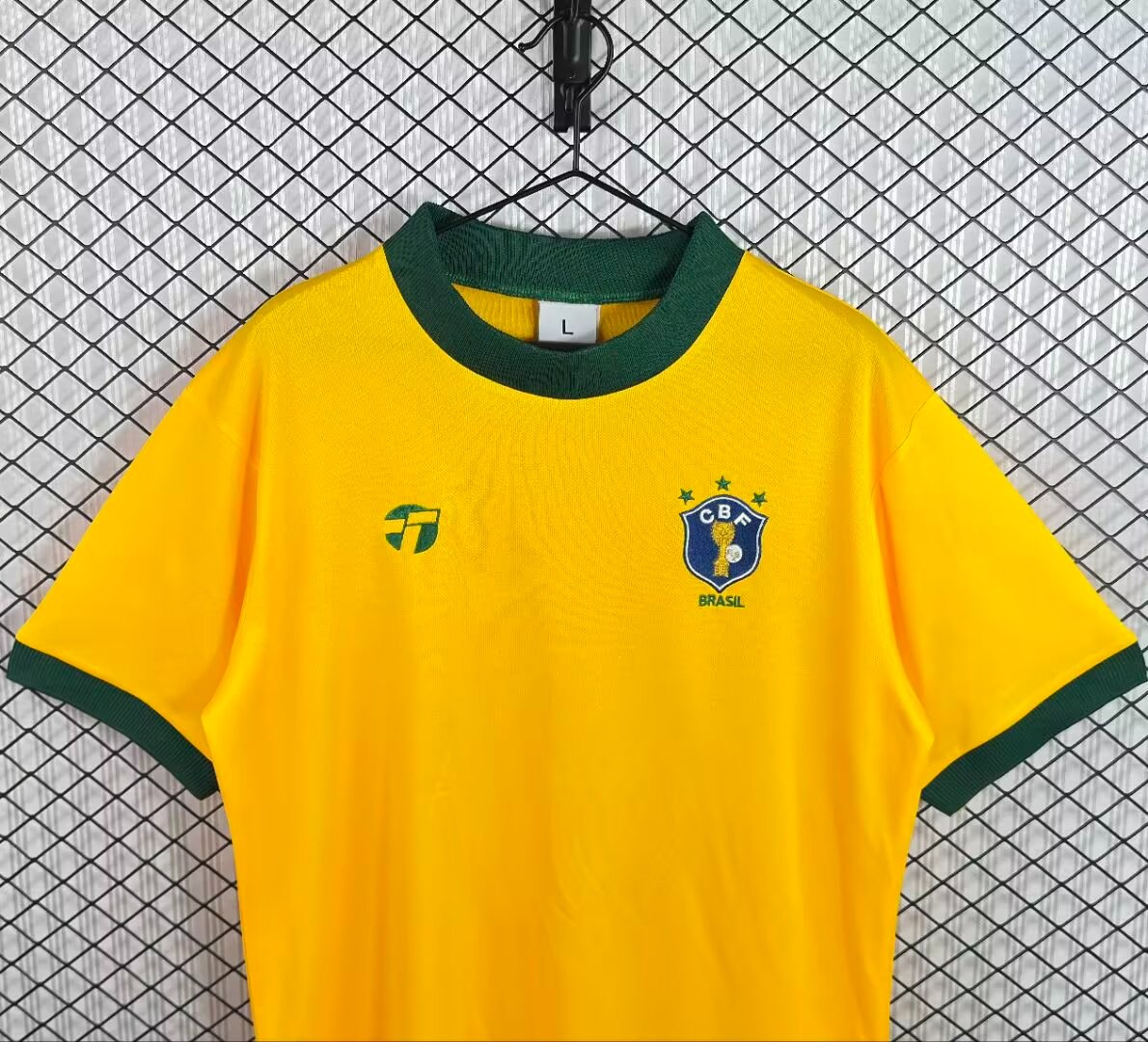 Retro 1982 Brazil Home Jersey
