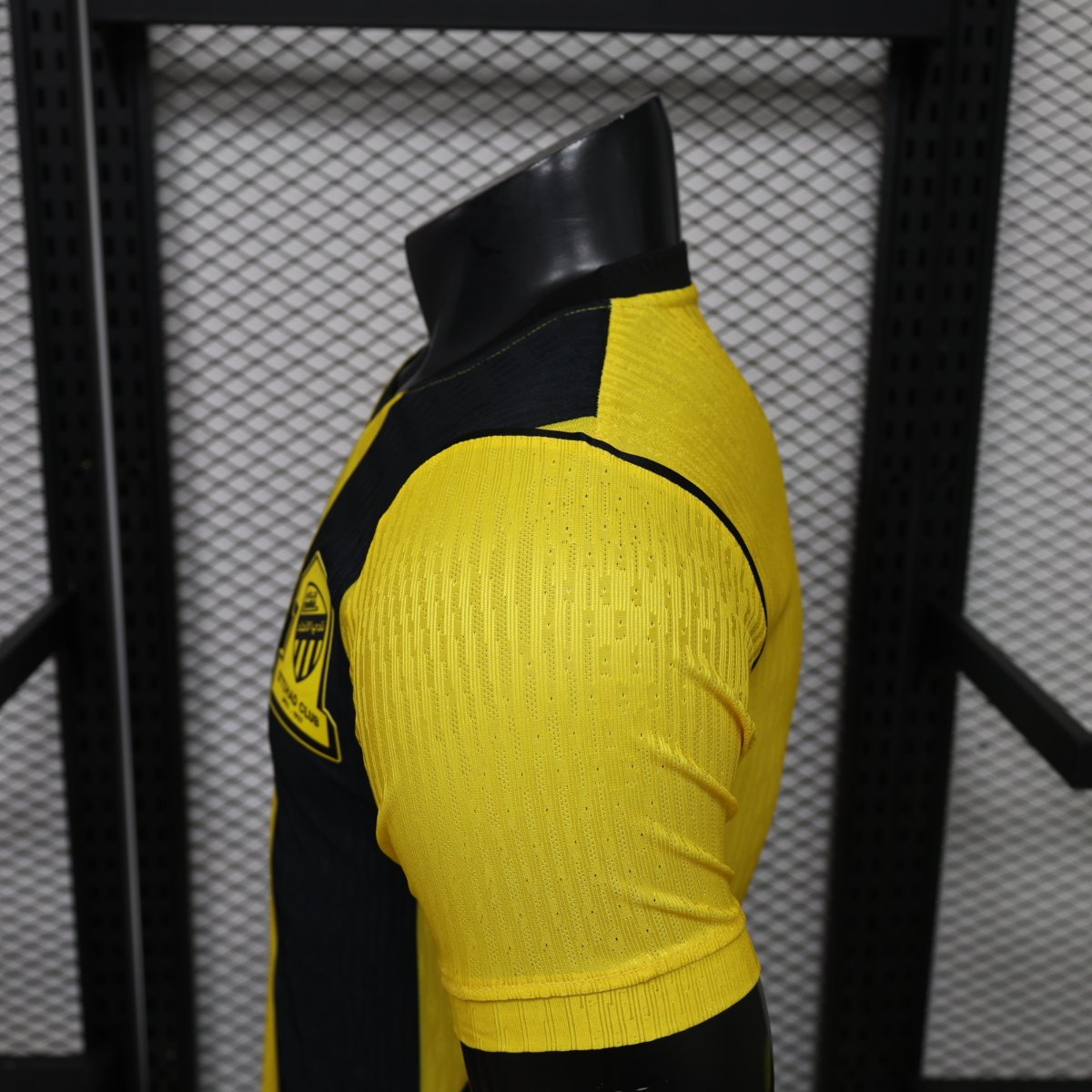 Player Version 26/27 Al-Ittihad Club Yellow & Black Stripes Home Jersey