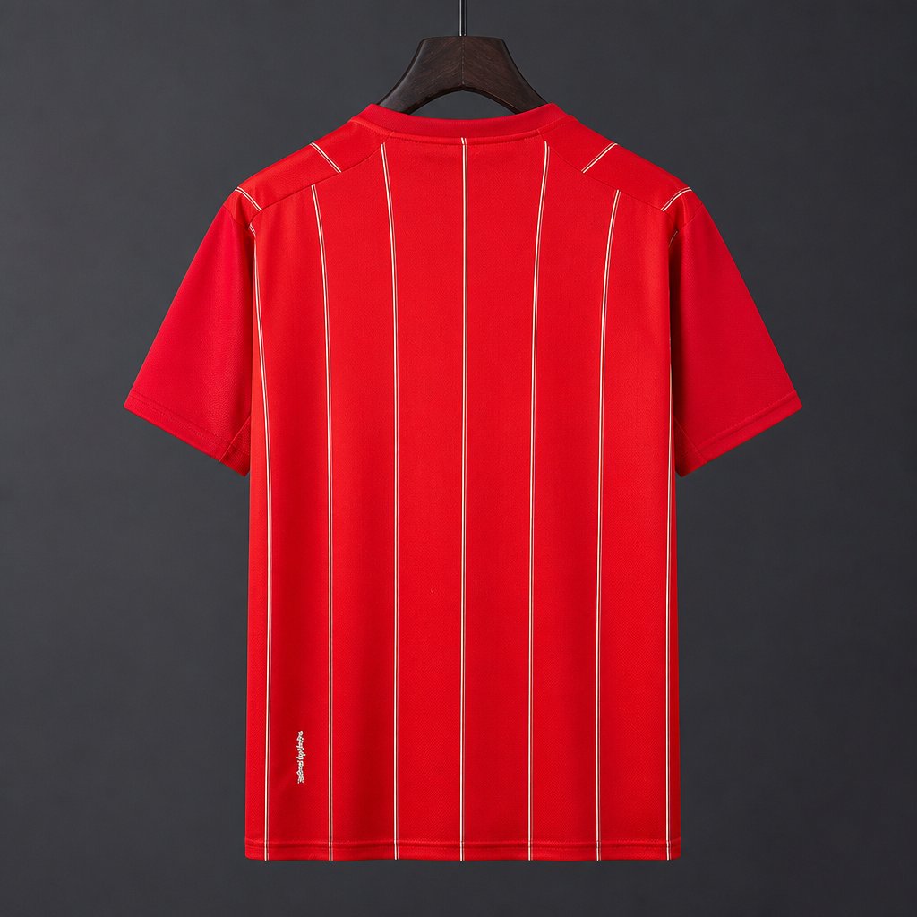 Retro 11/12 Southampton FC Red with White Pinstripe Home Jersey