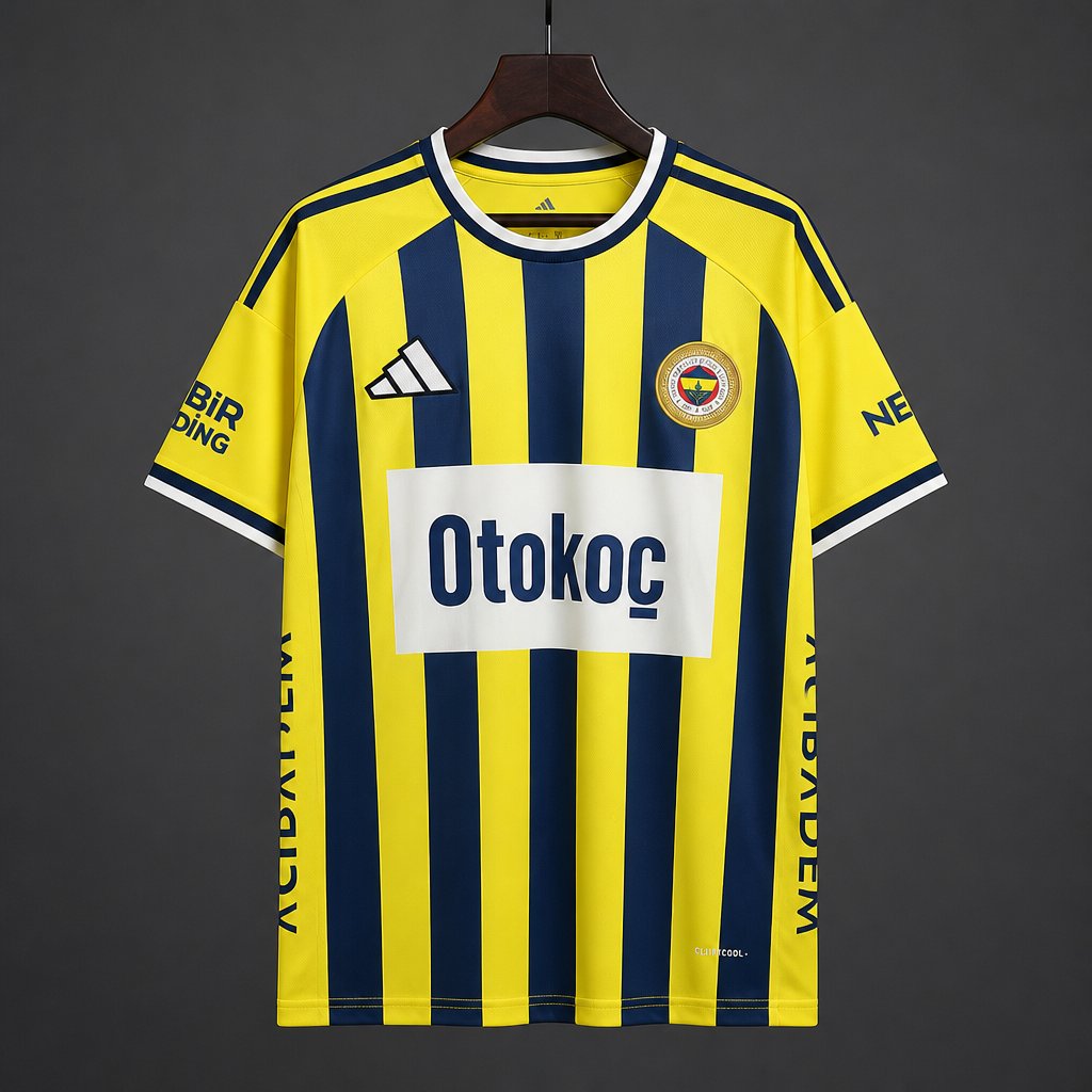 26/27 Fenerbahçe SK Yellow & Navy Blue Stripes Home Jersey