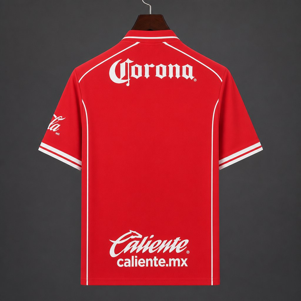 26/27 Toluca Home Red Jersey