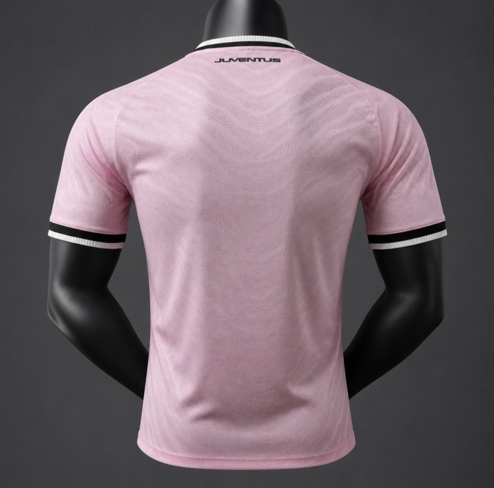 Player Version 26/27 Juventus Away Pink Jersey