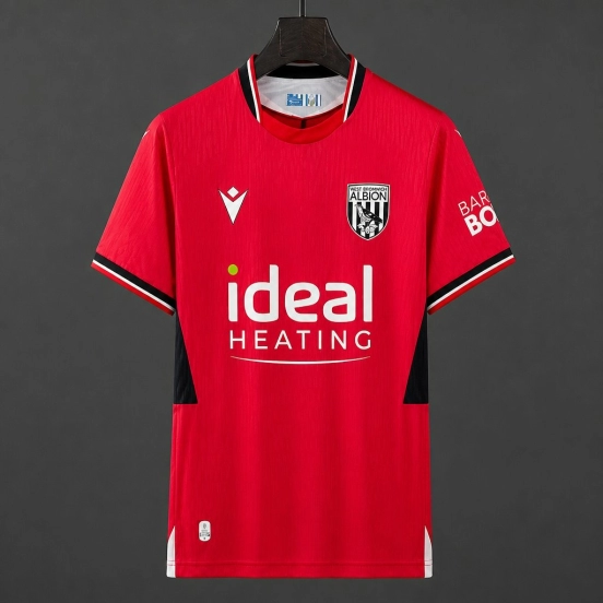 26/27 West Bromwich Albion Away Red with Black  Jersey