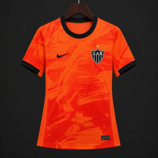 2026 Women  Atletico Mineiro Third Orange Jersey