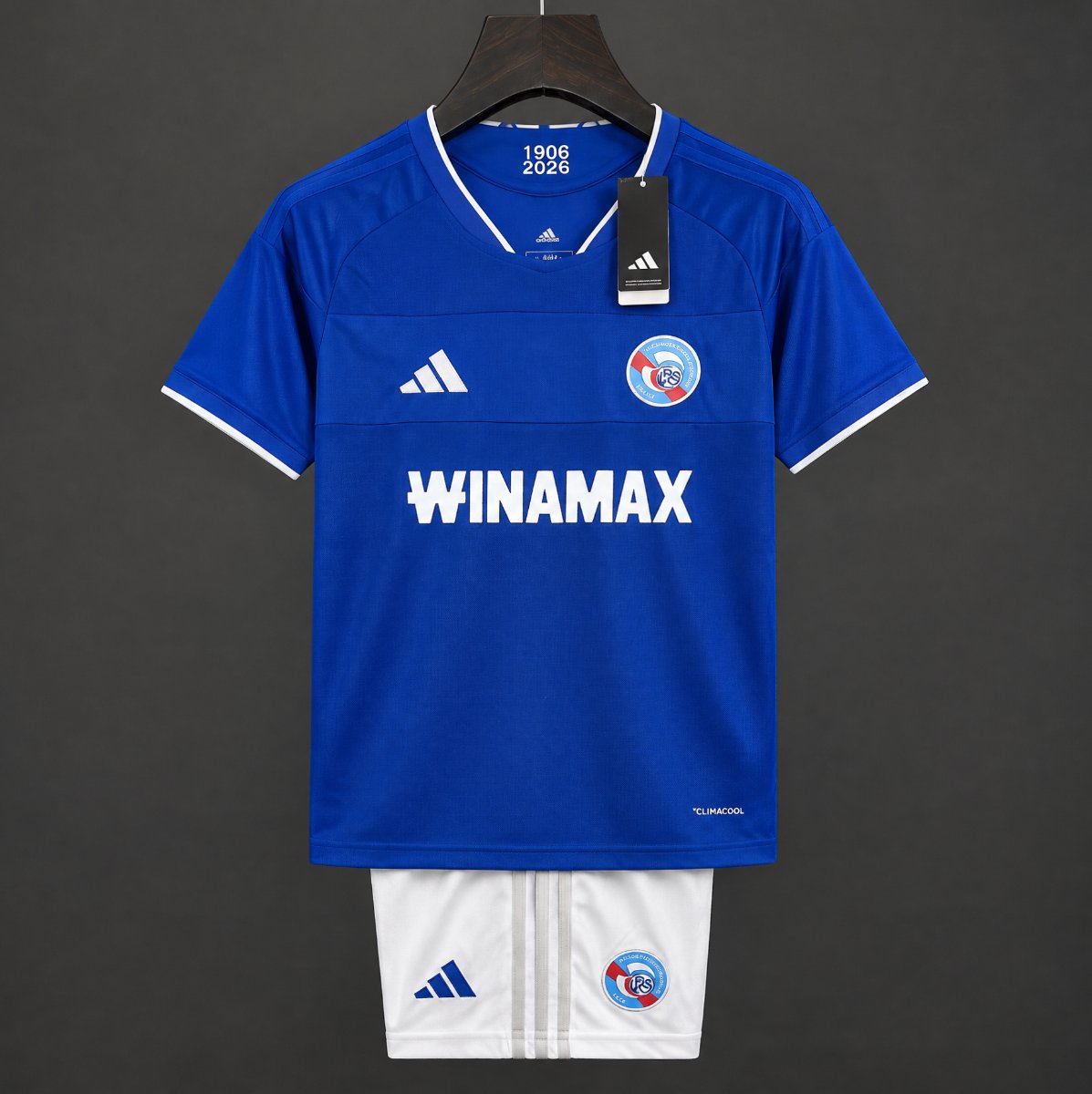 26/27 Kids Strasbourg Home Blue Jersey Kit